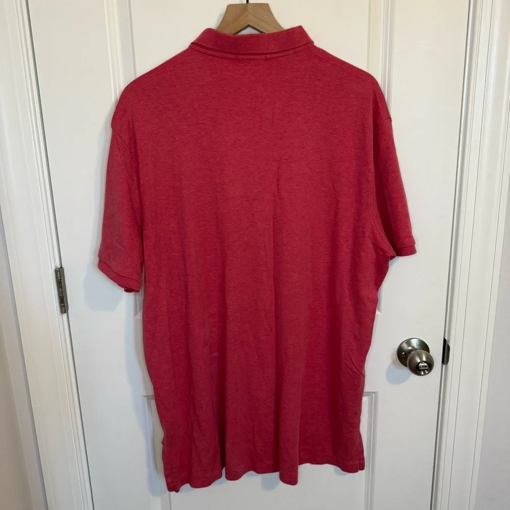 Polo Ralph Lauren Polo Shirt Men’s‎ XL Salmon Red Pony Short Sleeve collared